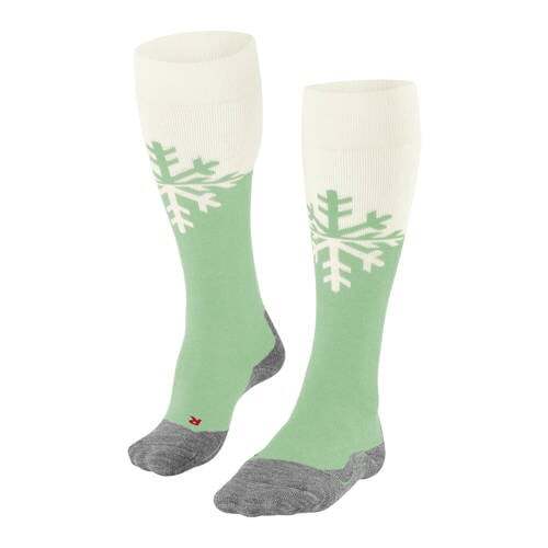 FALKE Falke Sport skisokken SK2 Snowflake groen/wit