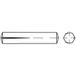 TOOLCRAFT Conische kerfpaspen 4 mm Staal 100 stuk(s)