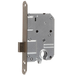 AXA Serrure de porte intérieure Serrure de meuble Cylindre de profil DM50 Inox G/D 7125-50-81/55E (Platine incluse)