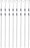 Merkloos BBQ spiezen - 8x stuks - RVS - 38 cm