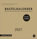 Heye Premium-Bastelkalender gold groß 2027