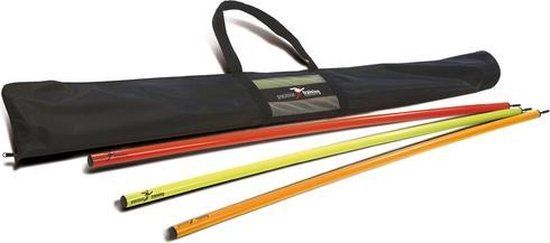 Precision Trainingspalen Tas - Zwart - Polyester - 1.60 m