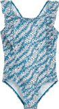Playshoes Schwimmanzug eendelig badpak voor meisjes (1 stuk), Benzine Blauw