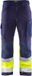 Blåkläder Softshell werkbroek High Vis 1562-2517 - Marine/High Vis Geel - C48