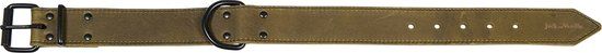 Jack And Vanilla Black Label Brede Halsband - Groen - 30mmx40cm - Hond