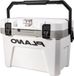 Sans marque 21-Quart glacière rigide avec panier de séchage petit blanc et noir durable glacière isolée pour le camping, la pêche et le tailgating - Frost