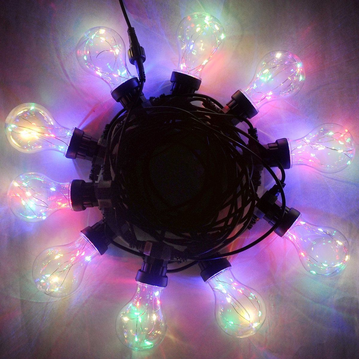 JPro Tuinverlichting Magnum Lichtsnoer - Buiten Lichtslinger - 10 color LED 10 + 1,5m - Met Stekker