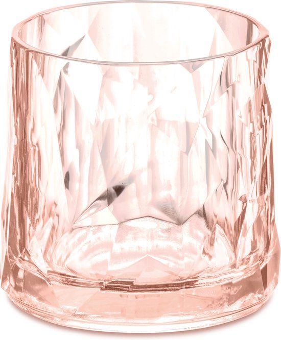 Koziol Superglas Club No. 02 Waterglas 250 ml Set van 6 Stuks - Kunststof - Roze