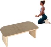 Merkloos / Sans marque Wan GmbH Opvouwbare meditatiebank - Ergonomische kruk - Ontspannen mediteren - Ondersteunt rechte zithouding - 20 x 43 x 19 cm - Natuurlijk