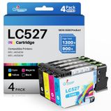 Brother Cartouches d'encre LC527, multipack (4 pièces) pour Brother MFC-J4550DW