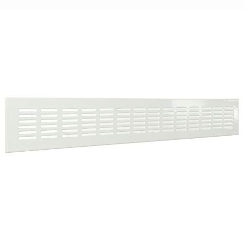 La Ventilazione GF386B inbouwrooster - Rechthoekig - 380 x 60 mm - Wit