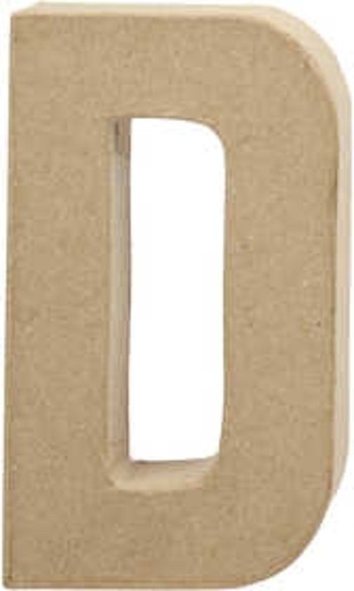Panda - Letter, groot, D, h: 20,2 cm, b: 11,5 cm, 1stuk, dikte 2,5 cm