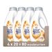 Lenor 4x Vloeibaar Wasmiddel Amber & Orchidee 20 Wasbeurten 900 ml