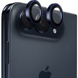 Blueo 99 Film anti-reflets HD pour la caméra arrière de l'Apple iPhone Duo, verre trempé, bleu