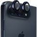 Blueo 99 Film anti-reflets HD pour la caméra arrière de l'Apple iPhone Duo, verre trempé, bleu