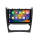 Awesafe 9-inch autoradio met Carplay, Android 15, stuurwielbediening (SWC), GPS-navigatie, Wi-Fi, Bluetooth, RDS, DSP, DAB+ en 2Din, 4-kern processor, FM-radio, geschikt voor Mercedes-Benz C-klasse W203