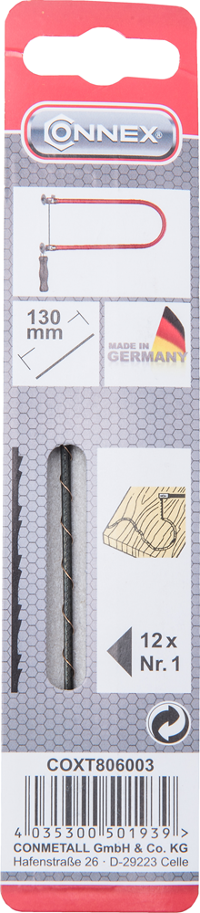 Connex Figuurzaagblad Taifun Nr.1 (12St)