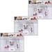 Merkloos / Sans marque Koopman International Foto sleutelhangers - 9x stuks - 3 verschillende vormen