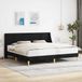 vidaXL Bedframe Effen met hoofdeinde aansluitplaat