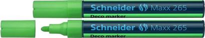Schneider Schrijfwaren Schneider Krijtmarker - Maxx 265 - Groen - 2 Stuks