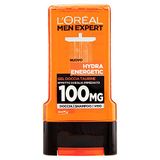 L'ORÉAL Paris Men Expert Hydra Energetic Douchegel voor heren, Taurine, Onmiddellijk Wake-effect, 300 ml