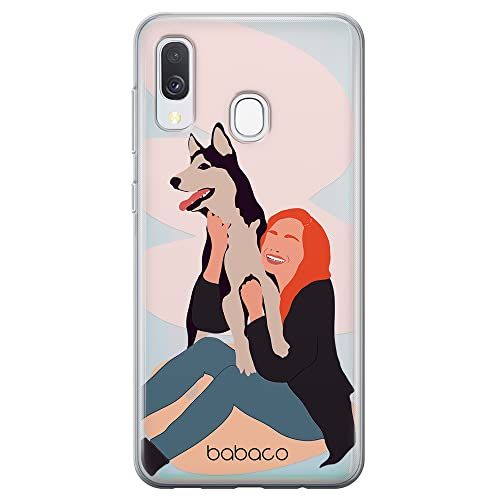 BABACO ERT GROUP mobiele telefoonhoesje voor Samsung A40 - Dogs 004 - Babaco patroon