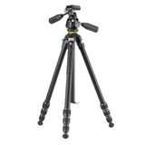 Vanguard Veo 5 234APS36 Reisstatief van aluminium, 3-weg kogelkop, 3-weg, 23 mm