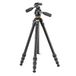 Vanguard Veo 5 234APS36 Reisstatief van aluminium, 3-weg kogelkop, 3-weg, 23 mm