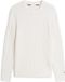 Tommy Hilfiger Heren Gebreide Trui Katoen XL Off-white