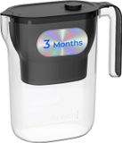 AquaPure carafe filtrante avec 2,5L de capacité et filtre de remplacement