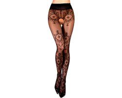 Ballerina Panty - Fantasy - 20 denier - Zwart - L/XL