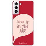 ERT GROUP mobiel telefoonhoesje voor Samsung S21 PLUS origineel en officieel erkend Babaco patroon Love is in the air 001 aangepast aan de vorm van de mobiele telefoon, hoesje is gemaakt van TPU