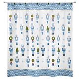 Avanti Linens Stof douchegordijn vakantie badkamer decor, veelkleurig