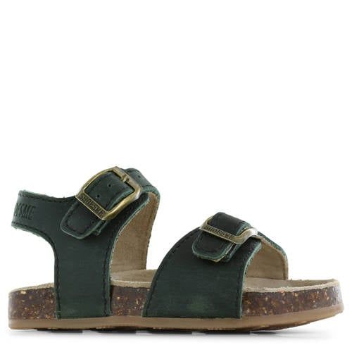 Shoesme leren sandalen - donkergroen