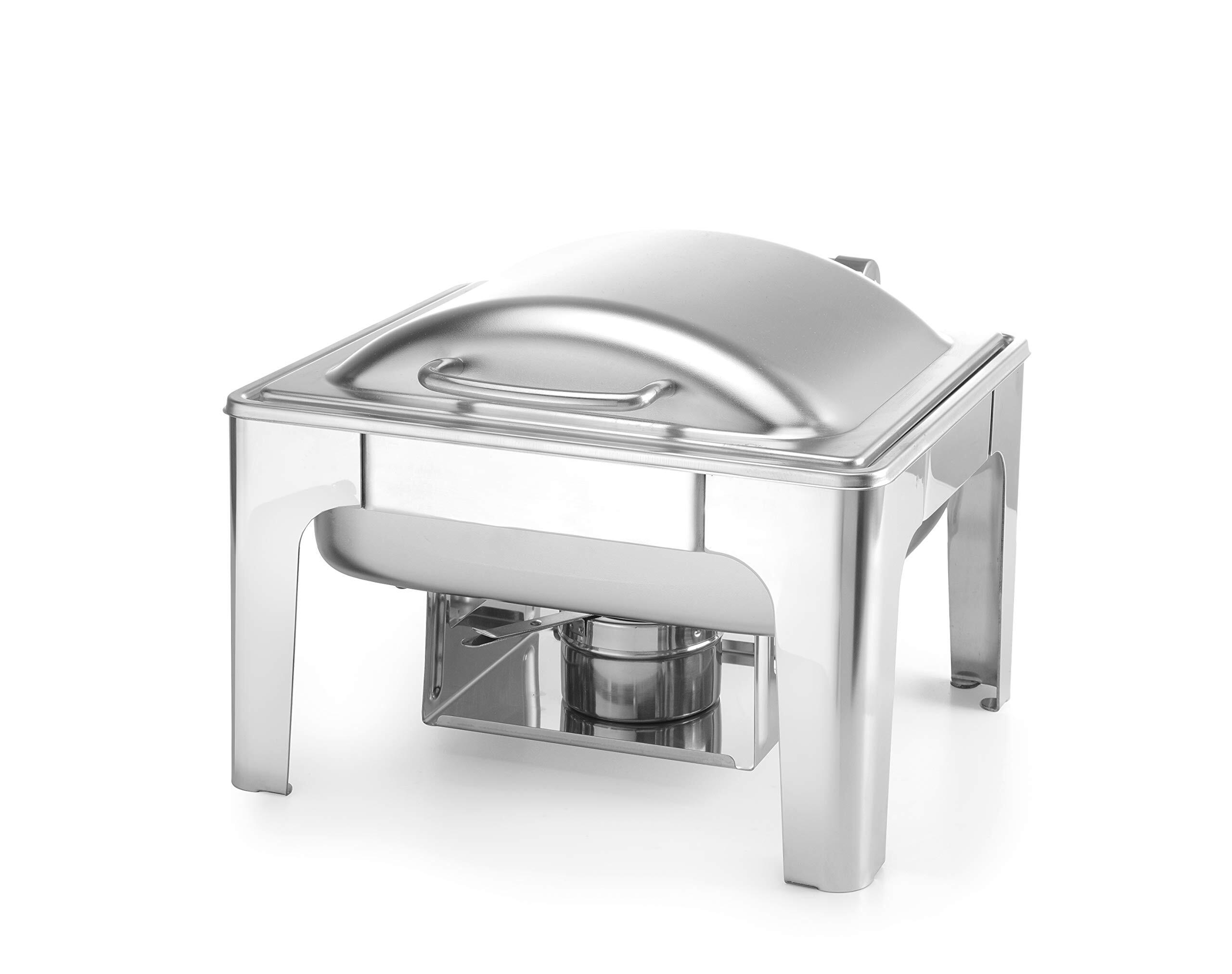 Hendi Chafing Dish 1/2 GN | Mat RVS | 4 Liter | 365x370x(H)280mm