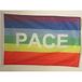 AZ FLAG Bootvlag Vrede regenboog (Pace) 90x60 cm