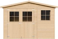 Timbela M335+M335G - Houten tuinhuis - 9 m² - 316x324xH232 cm - met vloer