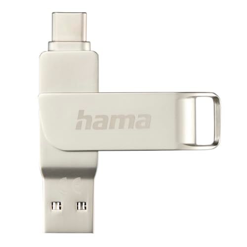 Hama C-Rotate Pro USB flash drive 64 GB USB Type-A / USB Type-C 3.2 Gen 1 (3.1 Gen 1) Zilver