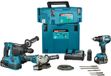 Makita - Set de 8 outils sans fil, batteries, chargeurs et accessoires DLX3195JX1