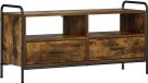 vidaXL Tv-meubel 67,5 x 33 x 50 cm Gerookt eiken Bewerkt hout