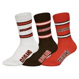 NFL Sokken NFL 3Pack Crew Socks Cleveland Browns 39-42