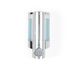 Aviva 76140-1 douchedispenser, 1 fles, verchroomd