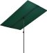 vidaXL Parasol met aluminium paal 2x1,5 m groen