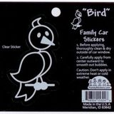 Familystickers Vogel autosticker