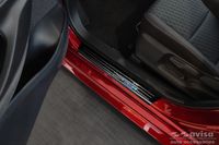 Zwart Toyota Yaris Zwart RVS Instaplijsten 2020- 'Hybrid' - 4-delig