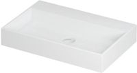 Wastafel INK United Wastafel Porselein Zonder Kraangat - 700x450x110 mm - Mat Wit