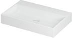 Wastafel INK United Wastafel Porselein Zonder Kraangat - 700x450x110 mm - Mat Wit