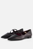 Tamaris Dames Ballerina's Zwart Leer 36