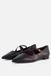 Tamaris Dames Ballerina's Zwart Leer 36