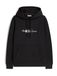 TOMMY HILFIGER Sweatshirt 'Flag Graphic Drawstring' bourgogne / zwart / wit